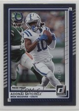2025 Panini Donruss Press Proof Silver 120/199 Adonai Mitchell #17 17x6