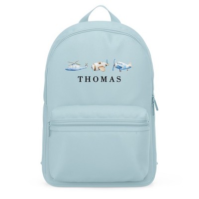 Jungen maßgeschneidert Luftfahrt Mini Rucksack Flugzeuge Hubschrauber Design Schule Kindergarten Geschenk