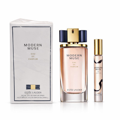 Estée Lauder Modern Muse Parfume EDP spray 100ml 3.4oz + 6ml Rollerball Set New