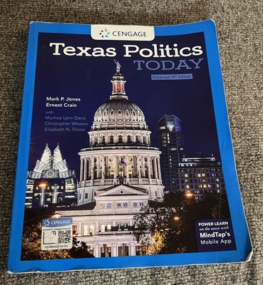 Texas Politics Today, Enhanced (MindTap Course List) (paperback) 18th Edition