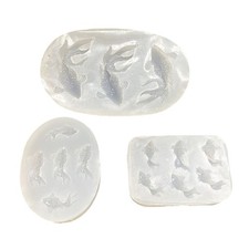 Mini Fish Shape Silicone Jewelry Mold Safe For Childrens Art Activities