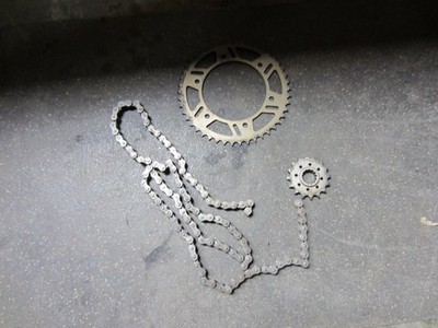 01-06 HONDA CBR600F4I CBR600 CBR F4I  DRIVE EK CHAIN sprocket set 520 45t 16t