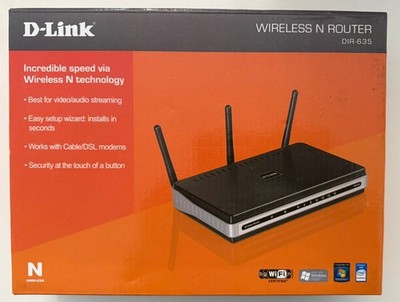 D-Link DIR-635 100 Mbps 4-Port 100 WLAN Wi-Fi 802.11n Router OVP