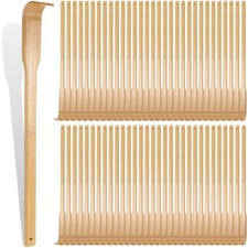 Bamboo Back Scratcher for Itching Relief - 50 Pack