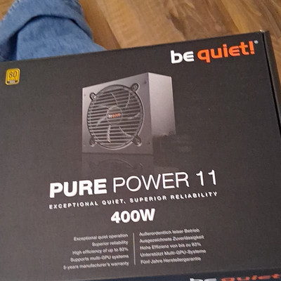 be quiet! Pure Power 11 400W ATX PC-Netzteil 80 Plus, SATA/Molex/PCIe