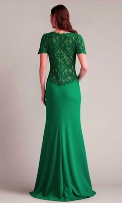 slim fit dress slacks Charming Dark Green Tulle Knee Length Short Sleeves Party Dress, Green –  Cutedressy