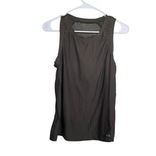 DSG Tank Top Women's Medium Green Mesh Athletic Crew Neck Active Basic