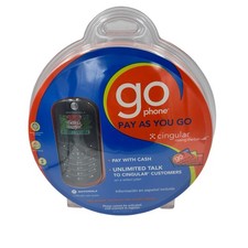 Scatola aperta - Motorola C Series C139 nero AT&T telefono cellulare cingolare telefono a pagamento