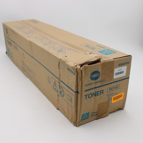 Konica Minolta TN713C Genuine/Original Toner Cartridge In Cyan A9K8430 - Picture 2 of 7