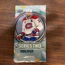 2025-26 Upper Deck Series 2 Hockey - Holiday Edition SEALED PACK (4 Cards/Pack)