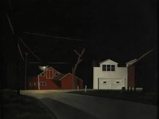 Black Night, Russell’s Corners : George Ault : Archival Art Print