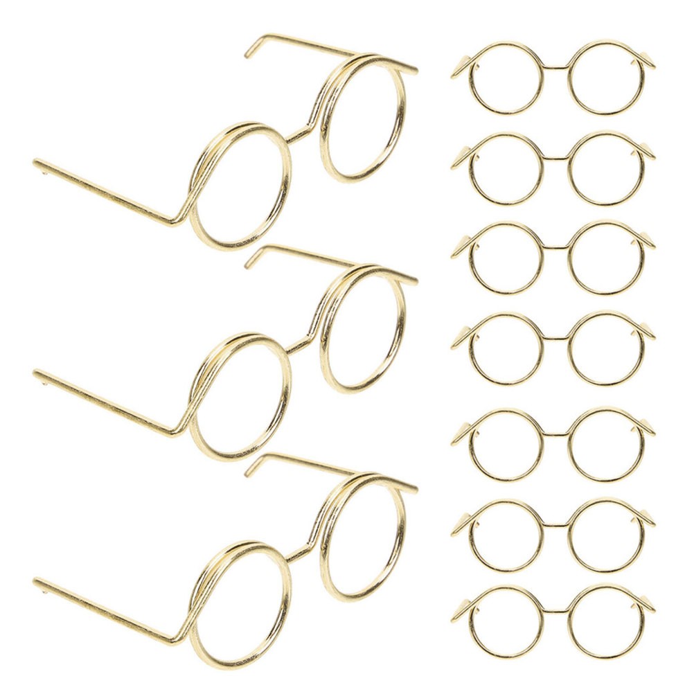 15 Pcs Kids Small Doll Glasses Dollhouse Miniature Eyewear Fashion