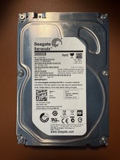 Seagate Barracuda 3TB, Internal, 7200 RPM, 3.5 inch ST3000DM001 Hard Drive
