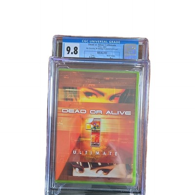 Dead or Alive 1 Ultimate Microsoft XBOX Sealed Graded CGC 9.8