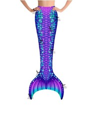 MerTailor Adult Guppy Mermaid Tail Skin, Bubble Octopus, XL