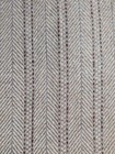 3.7 Yards x 62" Wool Blend Fabric Tan Grey Brown Herringbone