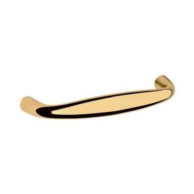 Baldwin Estate 4480-030 Oval Cabinet Pull 4'' C-C Polished Brass