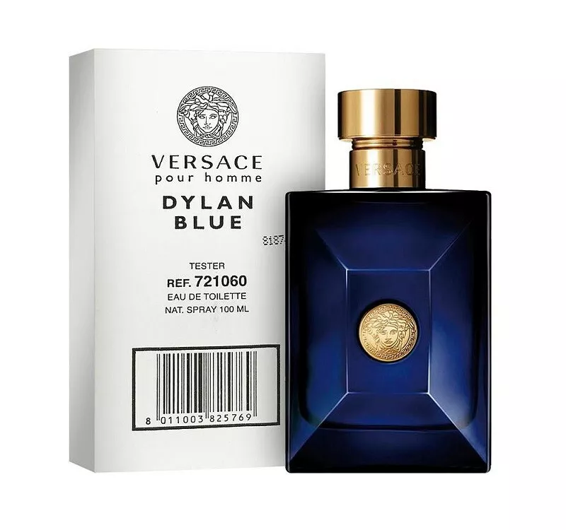 Versace Men's pour Homme Dylan Blue EDT Spray 3.4 oz (Tester) Fragrances  8011003825769 - Fragrances & Beauty, Dylan Blue - Jomashop