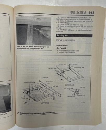 Chilton's Chrysler Full Size Vans Repair Manual 1967-88 20420 - Picture 12 of 13