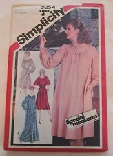 1980's Simplicity Misses' Caftan,Dress Pattern 5254 Size Small