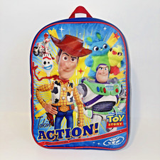2021 Disney Pixar Toy Story Woody and Buzz Lightyear Large 15" Backpack EUC