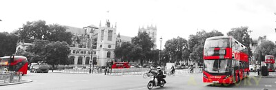 London Kunst Fotos - RED BUS Sammlung - 10% für wohltätige Zwecke (FEEL GOOD BUYS)