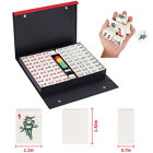 Chinese Mahjong Set 144 Tiles Mah Jong English Characters Games Large 36mm Uk