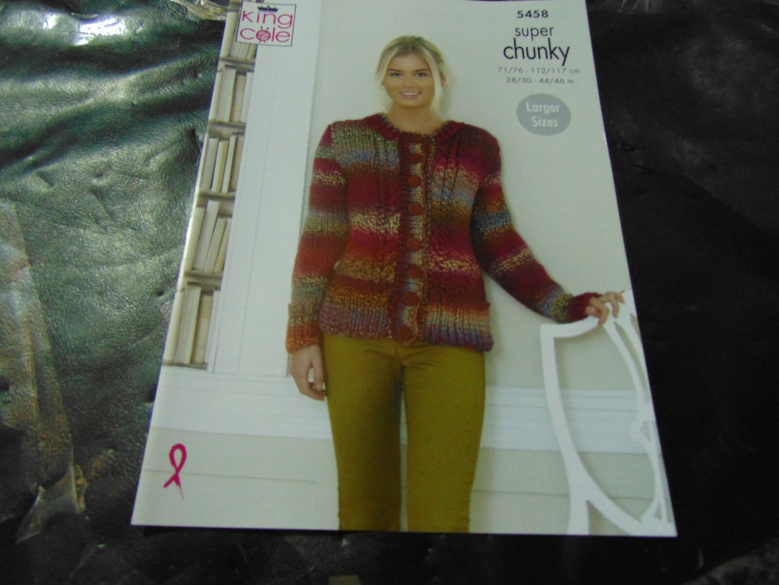 King Cole Super Chunky Cardigan and Sweater Pattern 5458  (71/76 -112/117 cm)