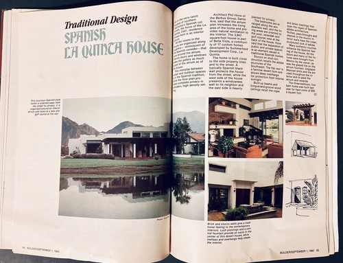Vintage 1980 Builder NAHB Magazine Different Styles Traditional Homes House Plan - Picture 12 of 16