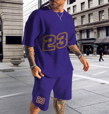 FULL SUIT 2 PIECES T-SHIRT SPORTS SHORTS FITNESS BASKETBALL