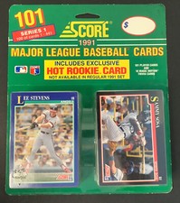 1991 score major-league baseball cards series 1 Sosa Stevens HOT ROOKIES 101