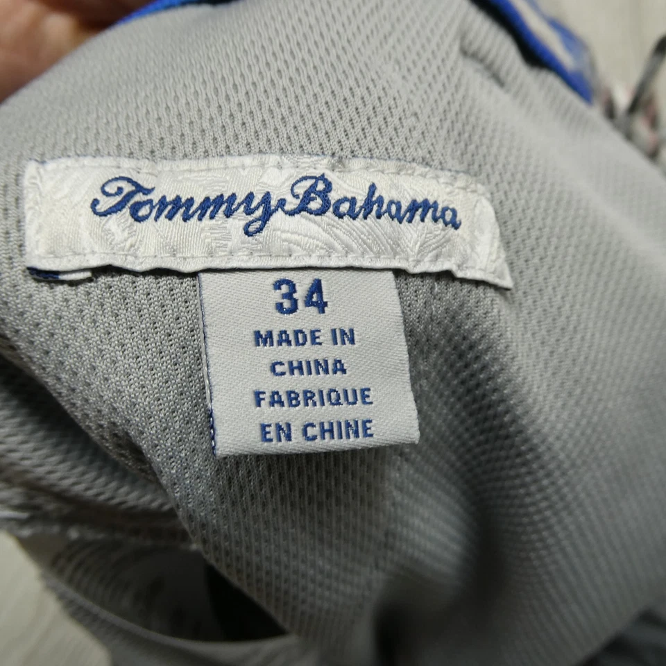 Pantalones Cortos Tommy Bahama Talla 34 Rosa Gris Shepards Cuadros Nylon Golf Informales Para Hombres Foto 4 de 4