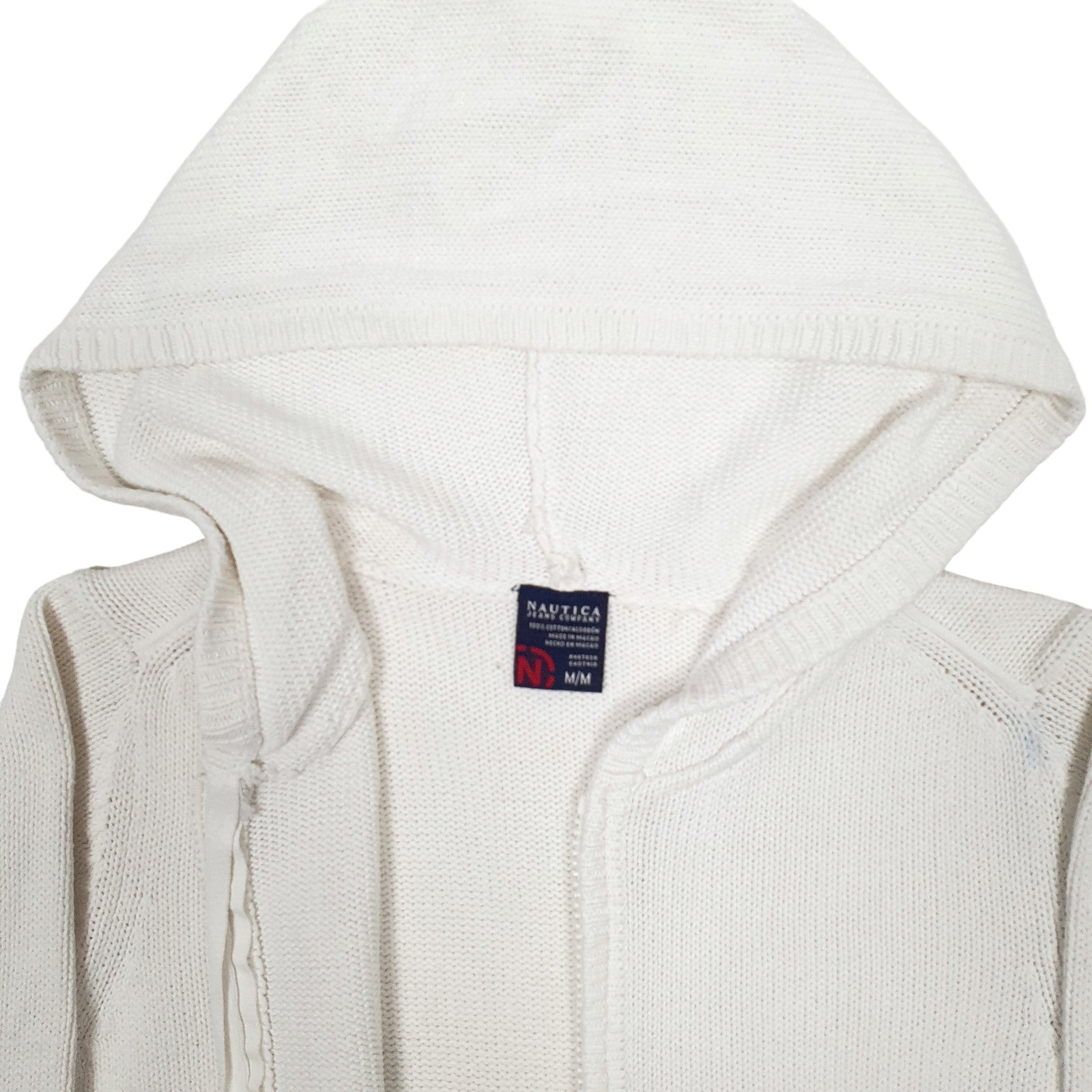 NAUTICA Hoodie Knit Jumper Sweatshirt Womens M image 2