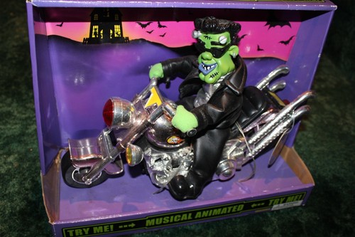 Dancing and Singing Frankenstein on Chopper 15 inches long and 12 inches tall - Picture 4 of 4