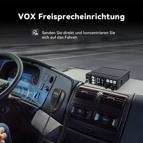 Retevis MB63 CB-Funkgerät Mobilgerät mit Mobile Antennen-Set fürTrucker Road - Zdjęcie 4 z 13
