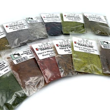 HARE'E WIGGLE DUB - Hareline Fly Tying Dubbing Material - 12 Colors Available!