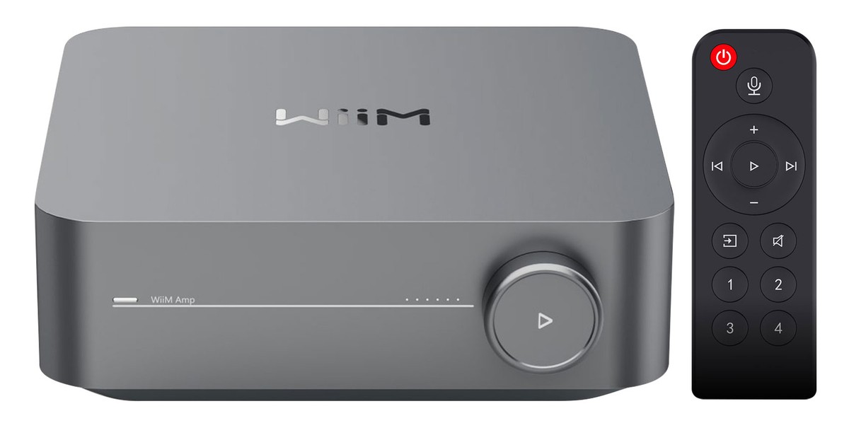WiiM Amp 美品 Wiim Amp Space Gray Wifi Streaming Home Audio 120w x 2