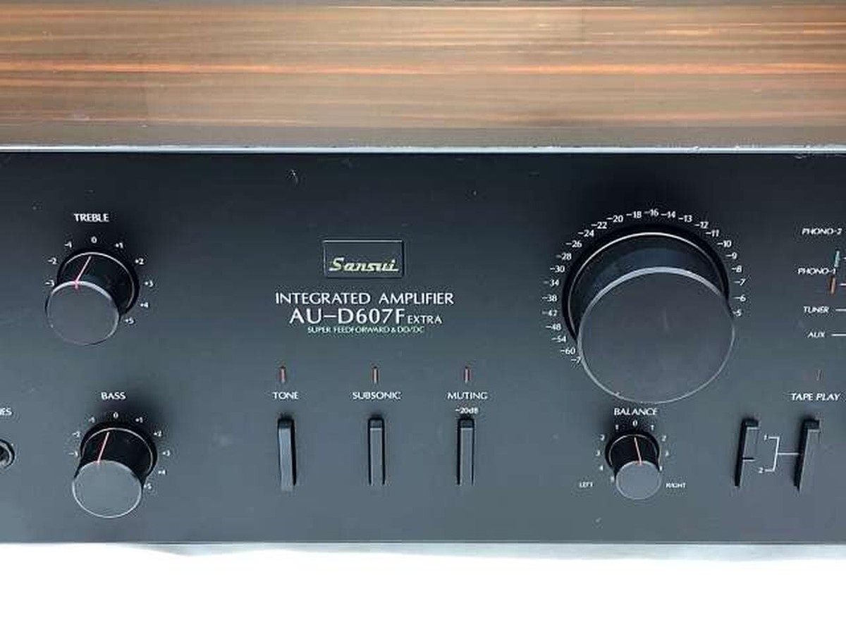 SANSUI AU-D607F EXTRA Stereo Integrated Amplifier Working SANSUI AU-D607F EXTRA Stereo Integrated Amplifier Working