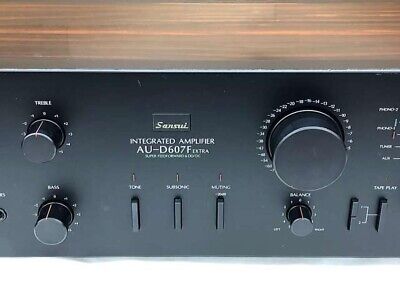 SANSUI AU-D607F EXTRA Stereo Integrated Amplifier Working SANSUI AU-D607F EXTRA Stereo Integrated Amplifier Working