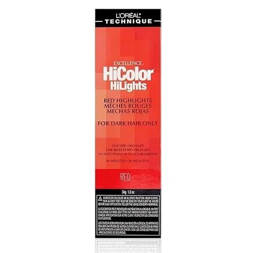 L'Oreal Technique HiColor Red HiLights Permanent Hair Color For Dark Hair