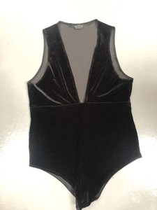 ladies black bodysuit