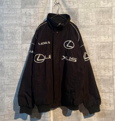 lexusコレクション　F-sportジャケット（XL） LEXUS Racing Blouson 90s Size XXL Color Black Length Approx. 28.7