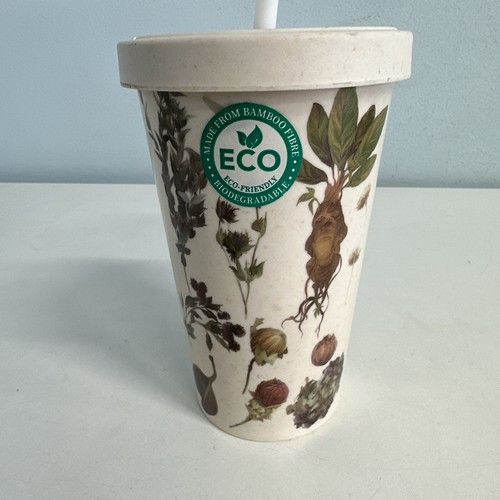 Herbology Hogwarts School Tumbler made from Bamboo Fiber NEW (Some marks) Drink - Picture 5 of 16