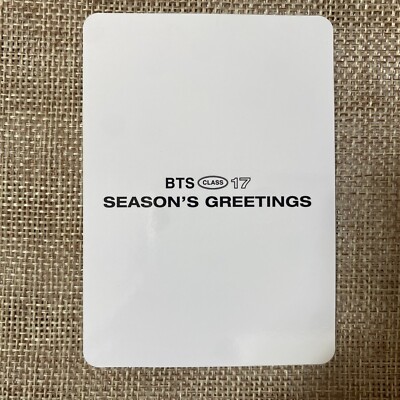 BTS JIMIN [ 2017 Season's Greetings ] Official Photocard / New