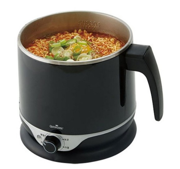 QS Electric Multi Cooking Pot Ramen Noodle Hot Water Kettle Cooker 1.8L