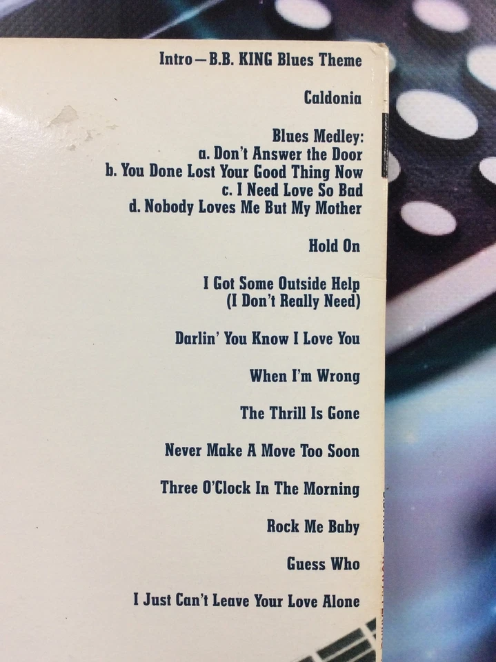 B.B.King Now Appearing At Ole Miss Double LP Album Vinyl MCLD601 A1/B1 Blues 70s Foto 3 de 4