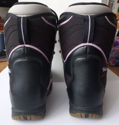 Vans Mantra Black/Pink Piping Women's Snowboard Winter Boots 49632