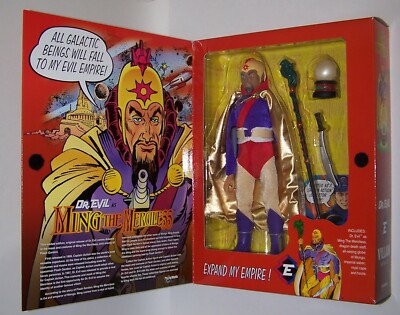 Dr. Evil as Ming The Merciless Arch Enemy of Flash Gordon 12'' Action Figure