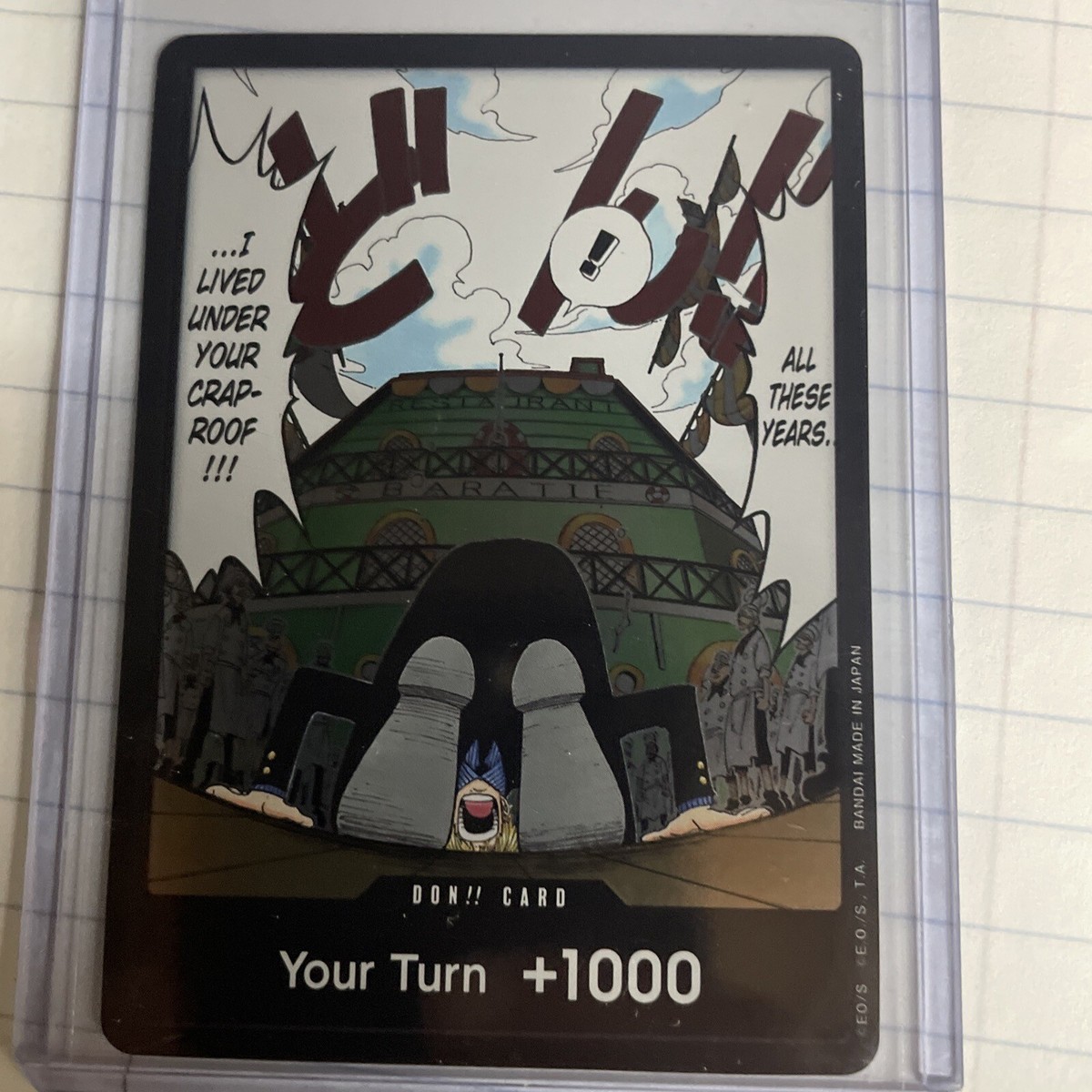 ONE PIECE Card Game - DON !! Card (Alternate Art) OP03-DON Pillars of  Strength