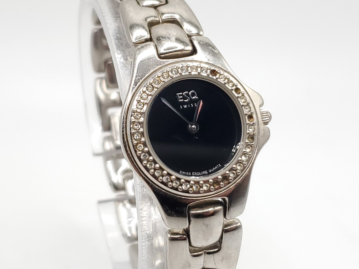 Silver ESQ Women\'s Watch ESQ Esquire Watch Women 26mm Silver Gold Tone Date Swiss WR  main image 3